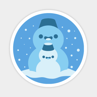 Snowmen Friends Magnet